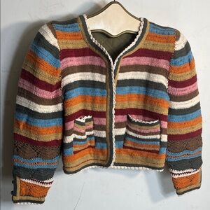 Love The Label Sweater Jacket Sz Small